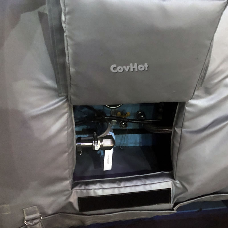 空氣壓縮機氫氣壓縮機冬季防凍保溫套,加氫站防火伴熱保溫衣
