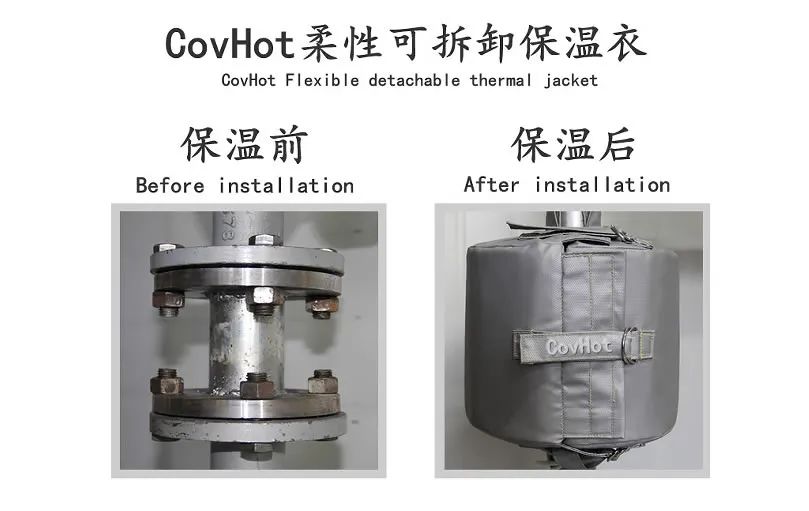 COVHOT?柔性可拆卸式<a href=http://m.jsyhl.cn/e/tags/?tagname=%E4%BF%9D%E6%B8%A9%E8%A1%A3 target=_blank class=infotextkey>保溫衣</a>,蒸汽系統節能,節能保溫